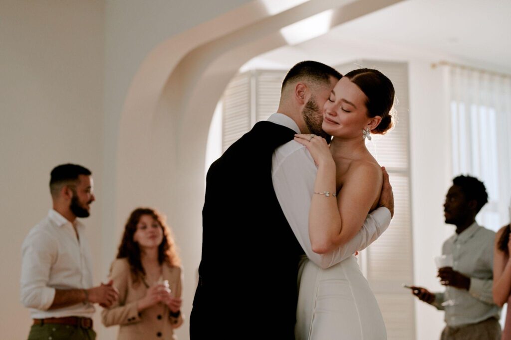 100+ Wedding Photography ideas to capture every moment 21 Emotional first look with the bridal party