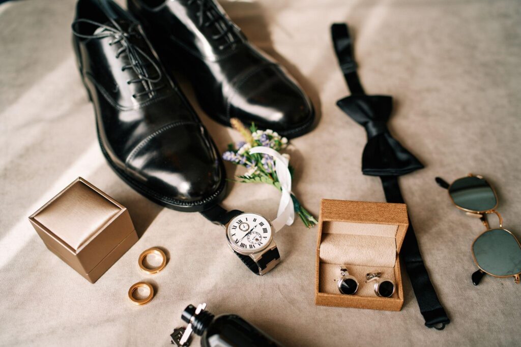 100+ Wedding Photography ideas to capture every moment 4 Groom’s attire and accessories shots