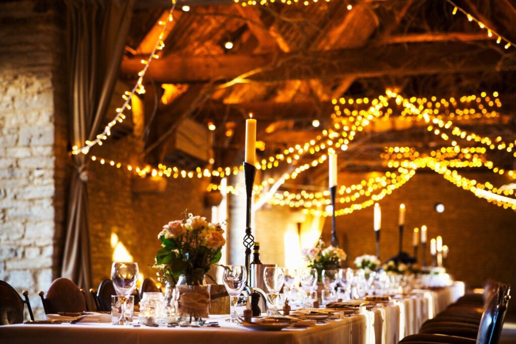 100+ Wedding Photography ideas to capture every moment 96 Night shot of venue lights