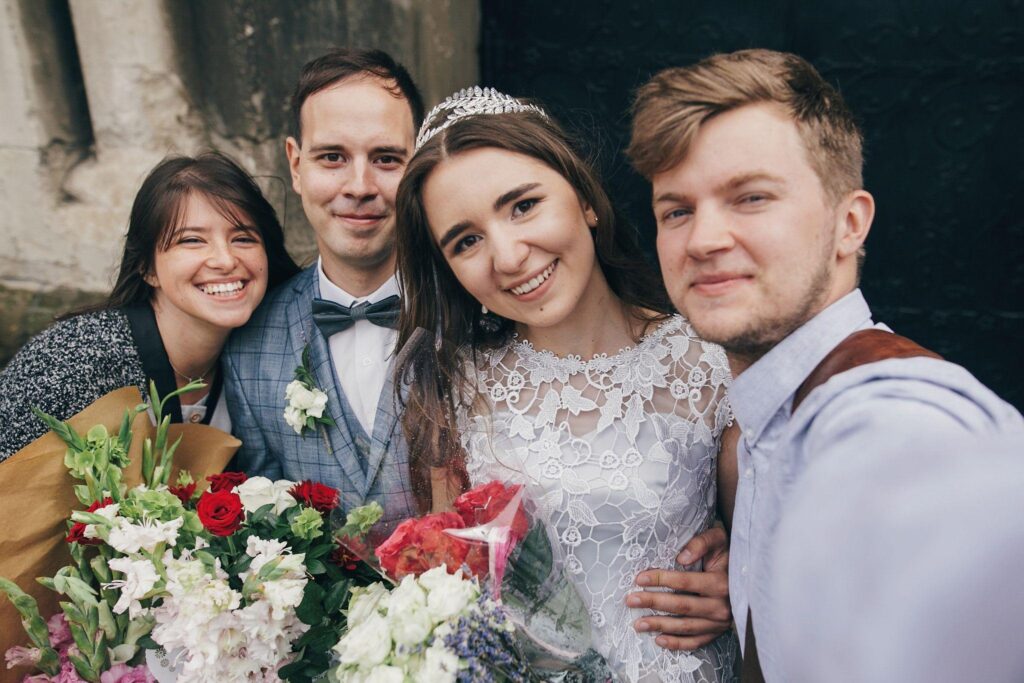 100+ Wedding Photography ideas to capture every moment 61 Siblings congratulating couple
