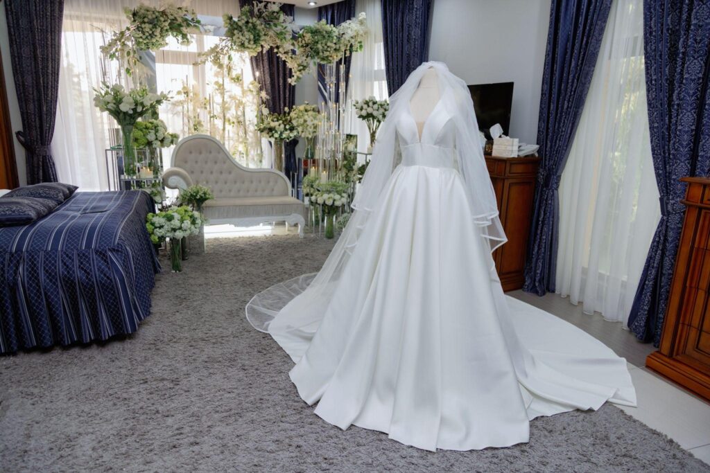 100+ Wedding Photography ideas to capture every moment 3 The Wedding dress on display