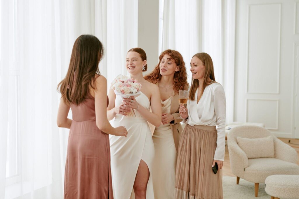 100+ Wedding Photography ideas to capture every moment 64 ‘I’m married’ moment with bridesmaids