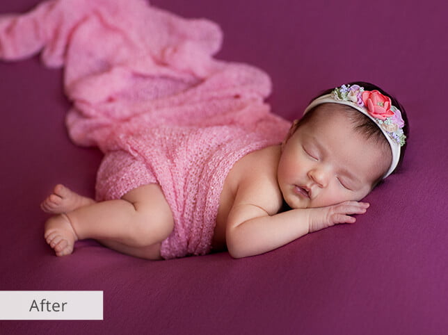 How to Editing New born baby photo editing
