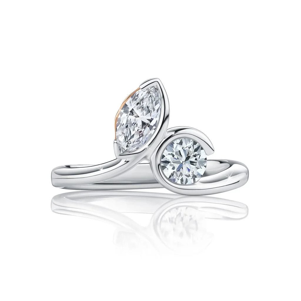 Jewelry Retouching Services 8 Drop shadow and mirror effect jewelry editing service