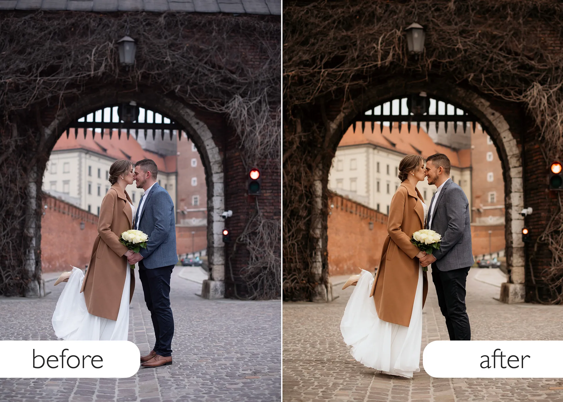 Color Correction - Post Production Services for Wedding Photographers