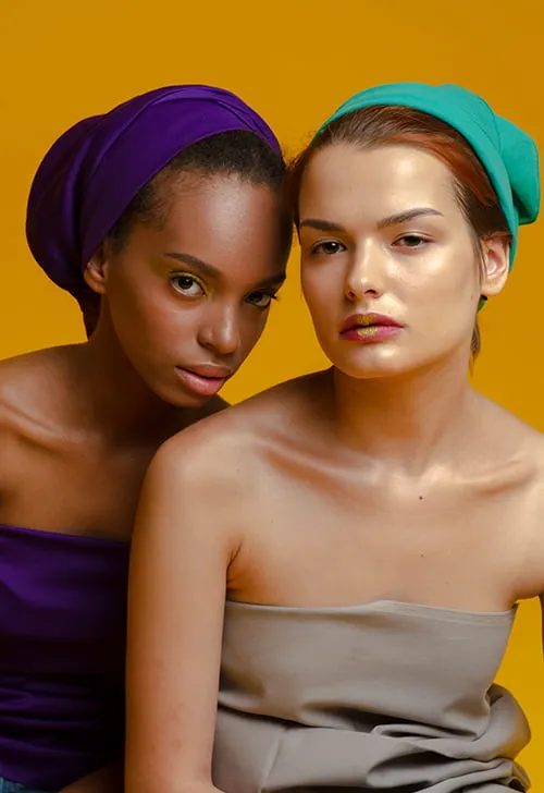 High End Retouching color correction before Image