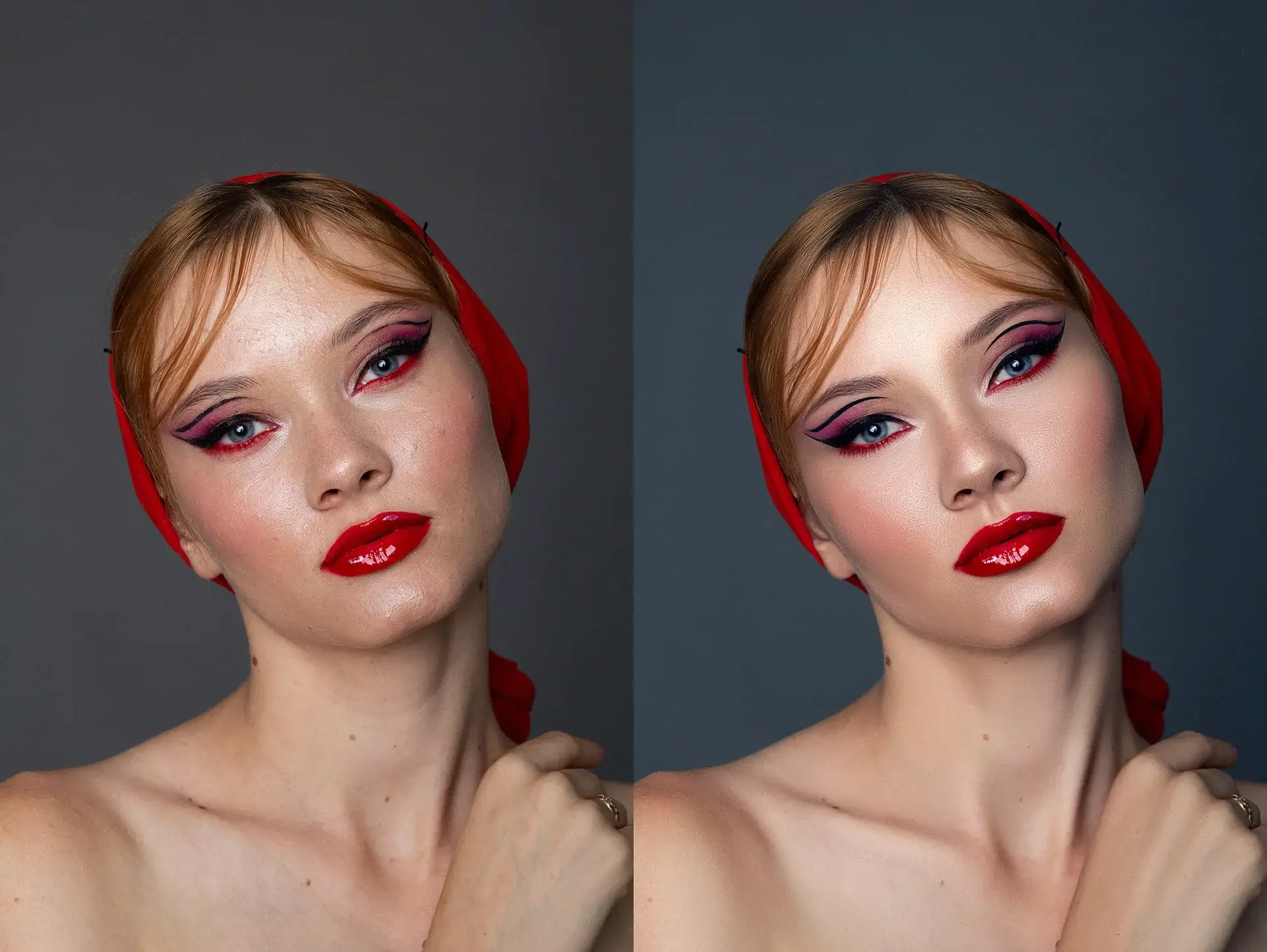 Makeup correction and High End Retouching Service