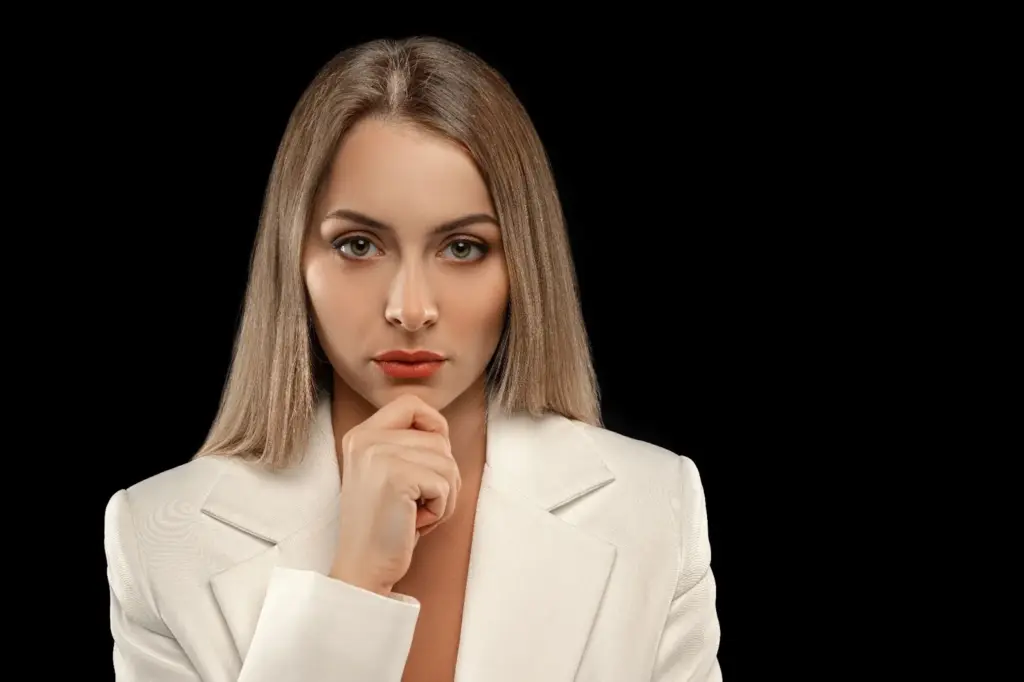 100+ Portrait Photography Ideas for Every Occasion and Style 72 Editorial style sharp expressions showing purpose