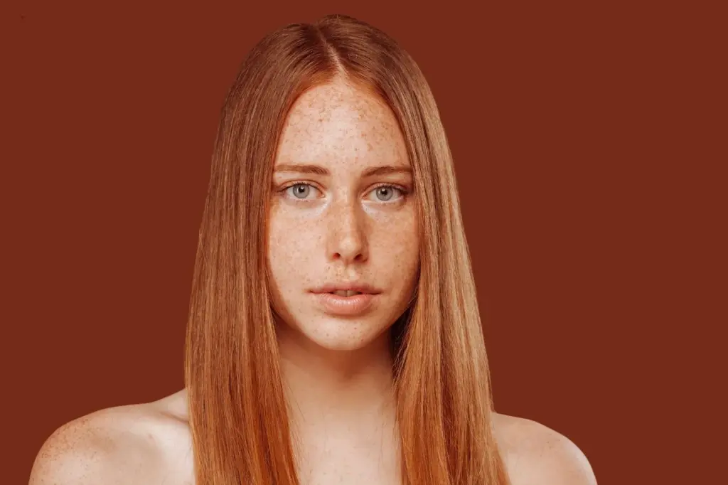 Calm expressions embracing freckles