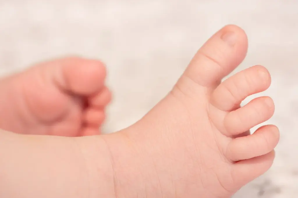 Close-up of toes and fingers