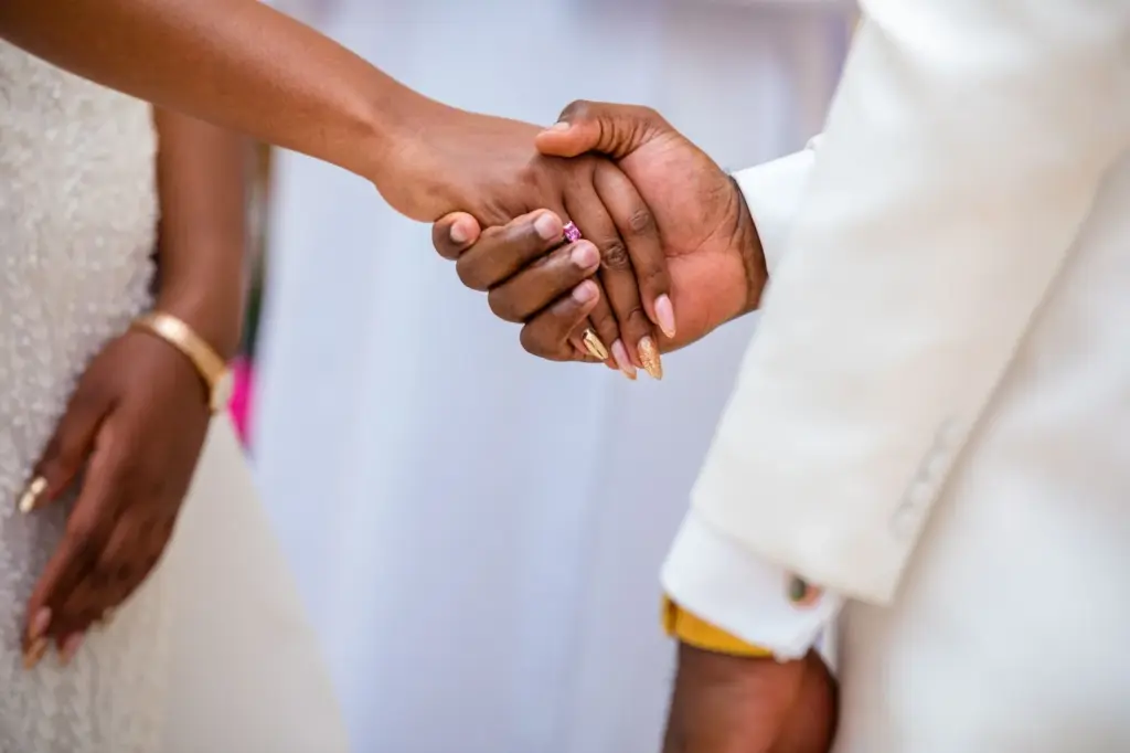 Holding hands tightly in unity