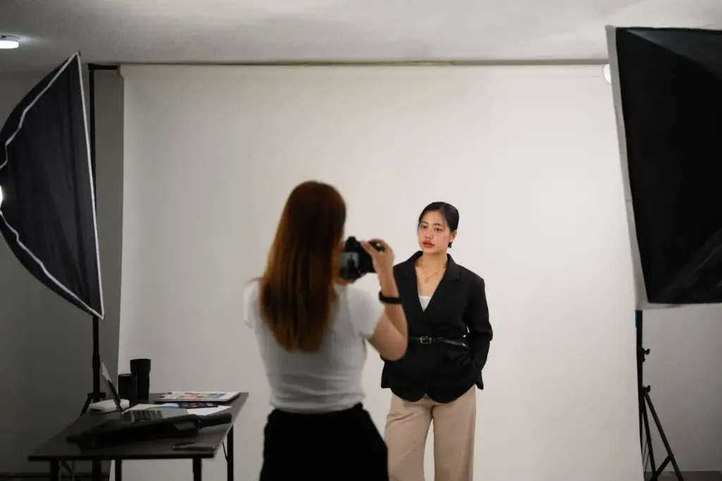 Soft two light setup works well