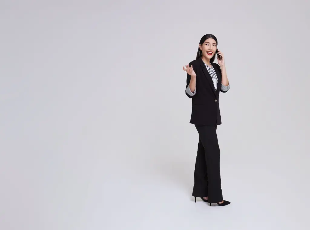 Standing bold poses work well