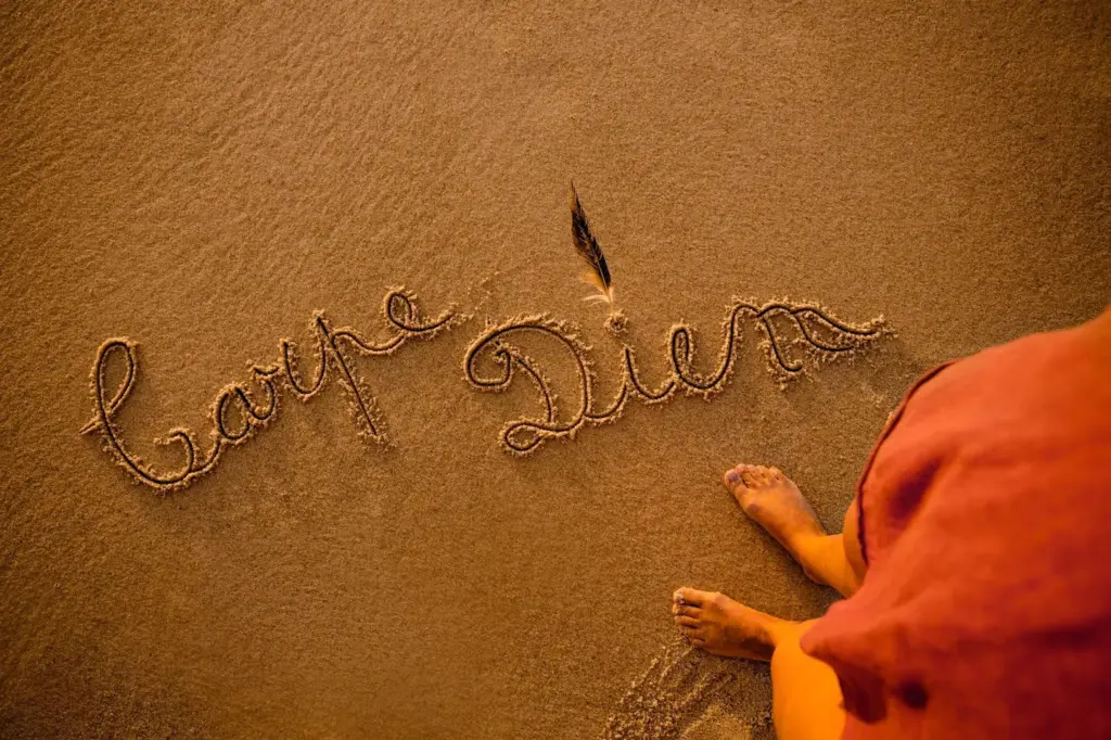  Writing names in the sand