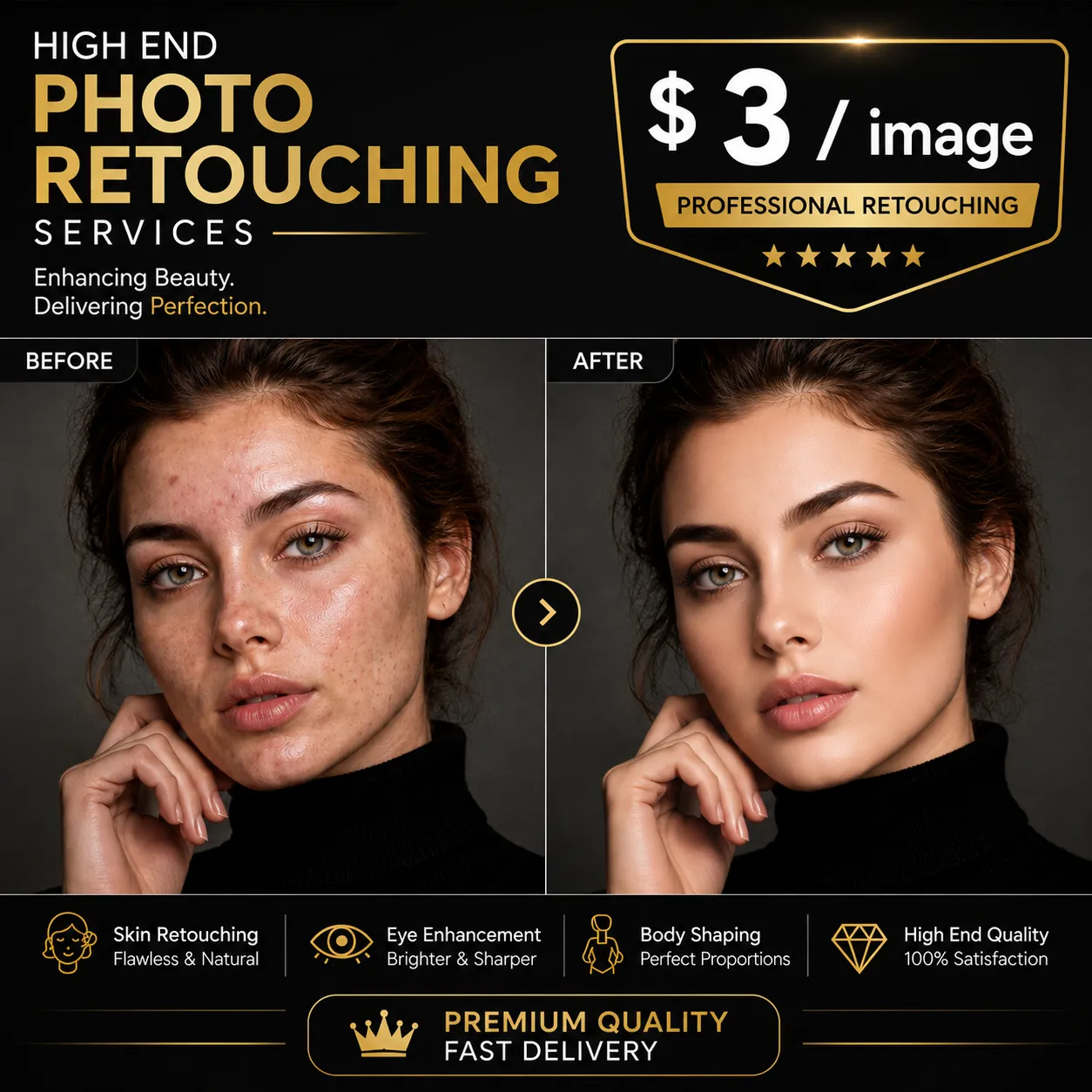 High End Photo Retouching Services High End Photo Retouching Services