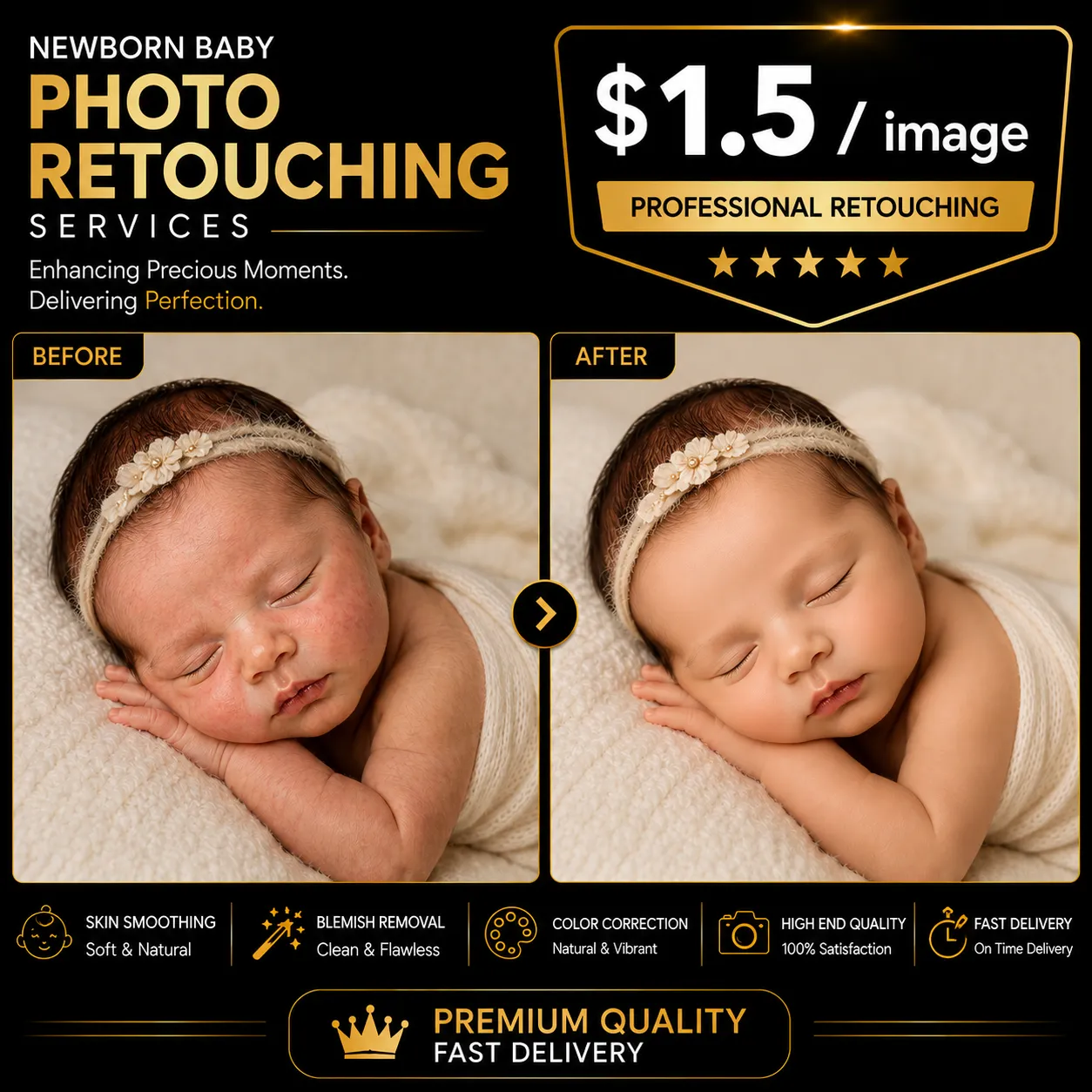 Newborn Baby Photo Retouching Services Newborn Baby Photo Retouching Services