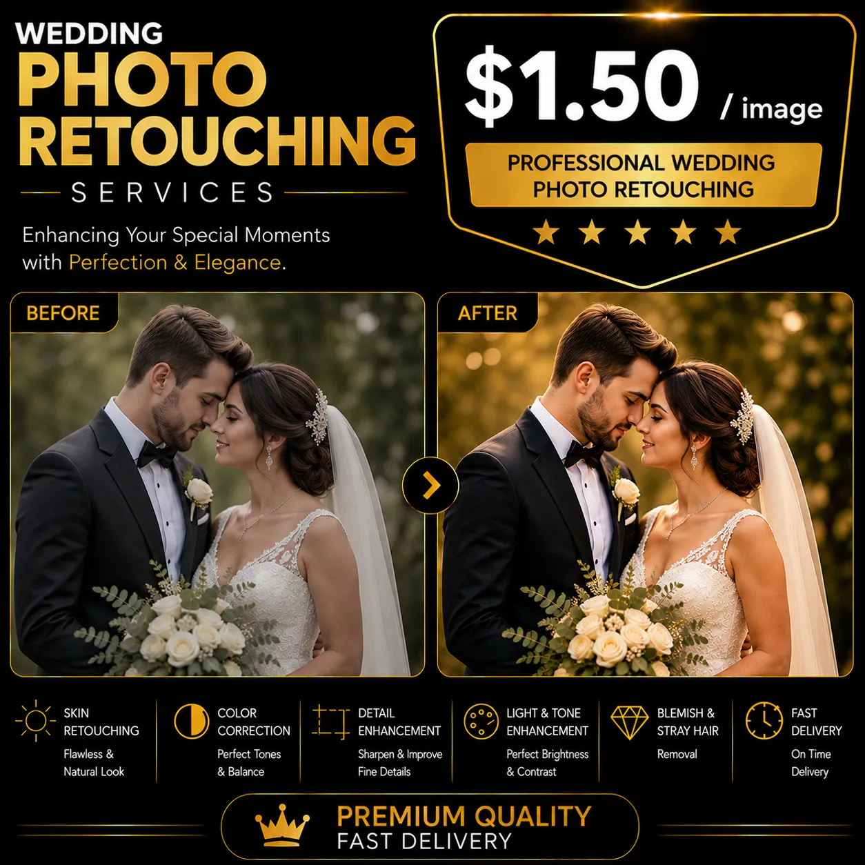 Wedding Photo Retouching Services Wedding Photo Retouching Services